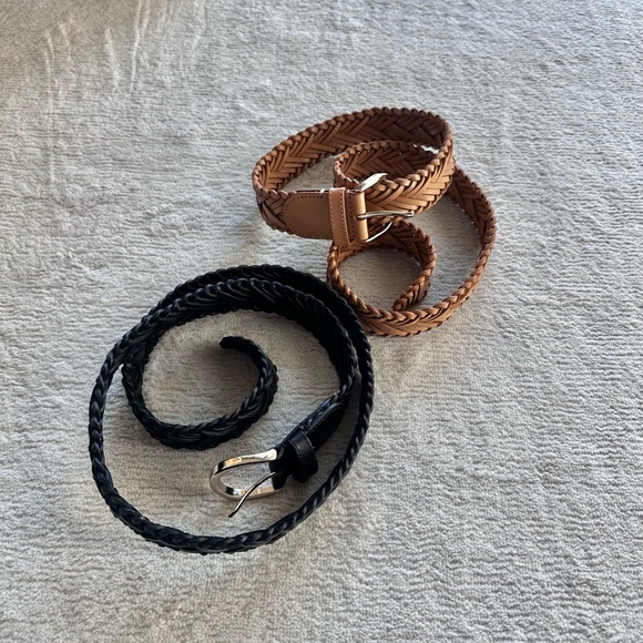 J. Crew Braided Belt Set of 2 S/XS - Picture 1 of 3